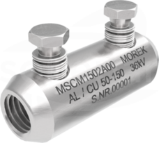 MSCM150  Al/Cu 50-150mm2 36kV 2xśruba Złączka śrubowa