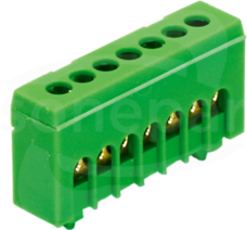 PE7H 7x16mm2 IP20 zielony Listwa zaciskowa uziemiająca
