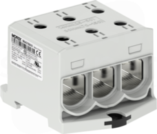 OTL150-3 3xAl/Cu 25-150mm2 1000V szary Zacisk uniwersalny 3 tory zwarte