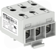 OTL50-3x 3x1xAl/Cu 1,5-50mm2 1000V szary Zacisk uniwersalny 3 tory