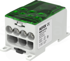 OJL400A we:1xAl/Cu240 wy:4x35/3x50mm2 zielony Blok dystrybucyjny