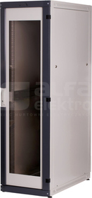 ACE 19 45Ux800x1200mm szary Szafa drzwi przed.szkl/tylne dziel.