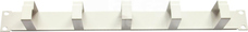 19-0037S 1U metalowy RAL 7035 Organizator kabli