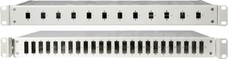 Panel światł.SIMPLE 1U 12xSC DUPLEX szary Szafa 19 akcesoria