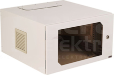 SWK 19 6Ux600x600mm IP54 biały Szafa wisząca wewn.drzwi z szybą