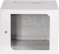 SWK 19 9Ux600x600mm IP54 biały Szafa wisząca wewn.drzwi z szybą