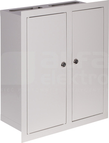 RL-2L 1F12 zamek Rozdzielnica podtynkowa licznikowa 2x1F metalowa
