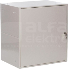 SZW SIMPLE 19 12Ux555x400mm biały IP30 Szafa rack wisząca drzwi pełne