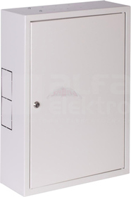 SZW SIMPLE 19 3Ux555x400mm biały IP30 Szafa rack wisząca drzwi pełne