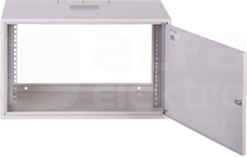 SZW SIMPLE 19 6Ux555x400mm biały IP30 Szafa rack wisząca drzwi pełne