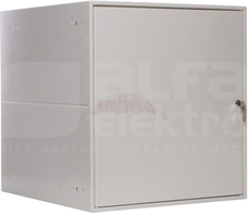 SZW SIMPLE 19 9Ux555x400mm biały IP30 Szafa rack wisząca drzwi pełne