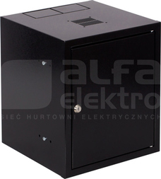 SZW 10 6Ux310x300mm czarny Szafa wisząca drzwi pełne