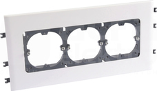 DLP-N 3xfi60 SISTENA 130mm biały Uchwyt z pokrywą