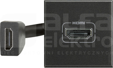 HDMI 2M antracyt Gniazdo HDMI