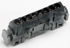 IP2 C-8 75mm czarny Listwa przyłączeniowa