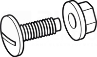 DLPC M8x20 Śruba z nakrętką