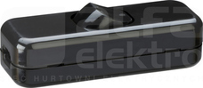 WP-20 6A czarny Łącznik kołyskowy 2-bieg.