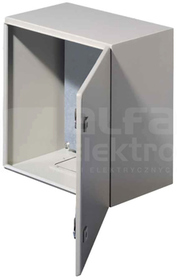 AE 760x760x210 RAL7032 Szafa z płytą montażową