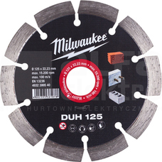 DUH 125/22,2mm Tarcza diamentowa
