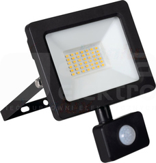 GRUN V3 LED SE 30W/840 2720lm IP44 czarny Naświetlacz LED z czujnikiem ruchu
