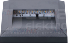 CROTO LED-GR-L 1,1W/865 30lm szary IP65 Oprawa ścienna LED