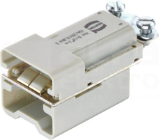 HAN BIRD 6 10A 50V Wkład stykowy do złącz męski