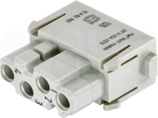 HAN MODULAR 4 Wkład stykowy do złącz żeński
