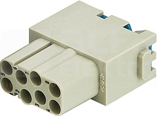 HAN MODULAR 8 16A 400V 0,5-2,5mm2 Wkład stykowy do złącz żeński