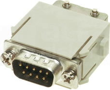 HAN MODULAR 9 5A 50V 0,08-0,52mm2 Wkład stykowy do złącz męski