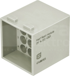 HAN MODULAR 12 50V Wkład stykowy do złącz męski
