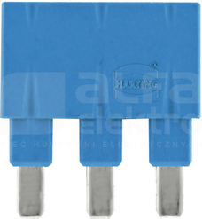 HAN-ES 1x3 16A niebieski Mostek