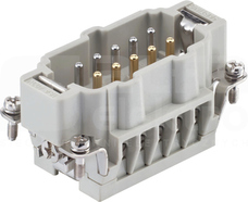 HAN 10E 16A 400V 1-2,5mm2 Element mocujący wkładów styk.męski