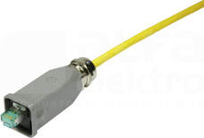 Han 3A RJ45 Variant 5 Złącze w obudowie