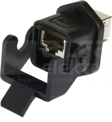 HAN 3A RJI RJ45 PFT kat.6 IP65 Przepust panelowy