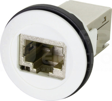 HAR-PORT RJ45 COUPLER kat.6 biały Gniazdo