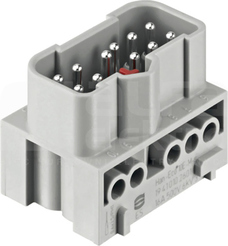 HAN ECO 10 16A 500V 0,75-2,5mm2 Element mocujący wkładów styk.męski