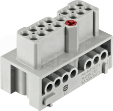 HAN ECO 14 16A 500V 0,75-2,5mm2 Element mocujący wkładów styk.żeński