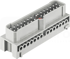 HAN ECO 28 16A 500V 0,75-2,5mm2 Element mocujący wkładów styk.męski