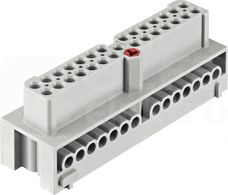 HAN ECO 28 16A 500V 0,75-2,5mm2 Element mocujący wkładów styk.żeński