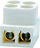 LTE 2-2,5 typ 212 Złączka gwint.termoutw.biały