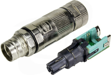 preLink M12-X cable jack 8-pole Cat.6A Złącze interfejsowe żeńskie