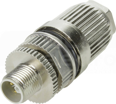 M12 POWER CRIMP IDC 5P Wtyk męski prosty