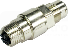 Adapter M12 RJ45 kat.6a Adapter