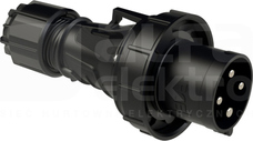 POWER TWIST 63A 4P 400V 6h IP67 Wtyczka przenośna
