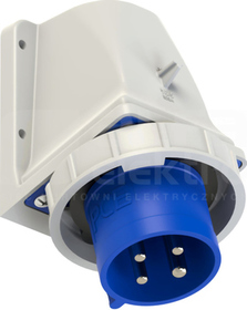 32A 4P 230V IP67 Wtyczka odbiornikowa nikiel