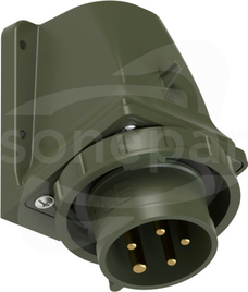 16A 5P IP67 Wtyczka odbiornikowa