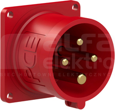 16A 4P 400V IP44 Wtyczka tablicowa prosta
