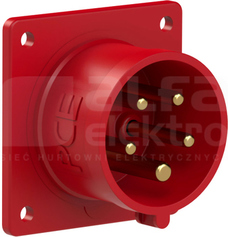 16A 5P 400V 75x75 IP44 Wtyczka tablicowa