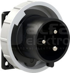 CEE 32A/3P 500V 7h IP67 Wtyczka tablicowa prosta