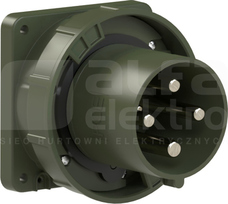 MILITARY 125A 4P 400V IP67 Wtyczka tablicowa prosta